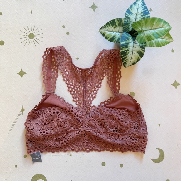 Aerie Boho Razorback Lace Bralette - Medium - NWT - Picture 2 of 6